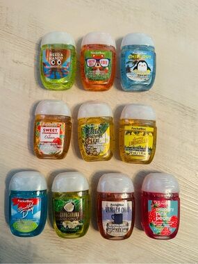 10 BBW Hand Sanitizers (Sealed but expired)